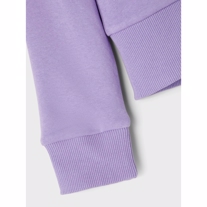 NAME IT Kort Sweatshirt Nukka Paisley Purple